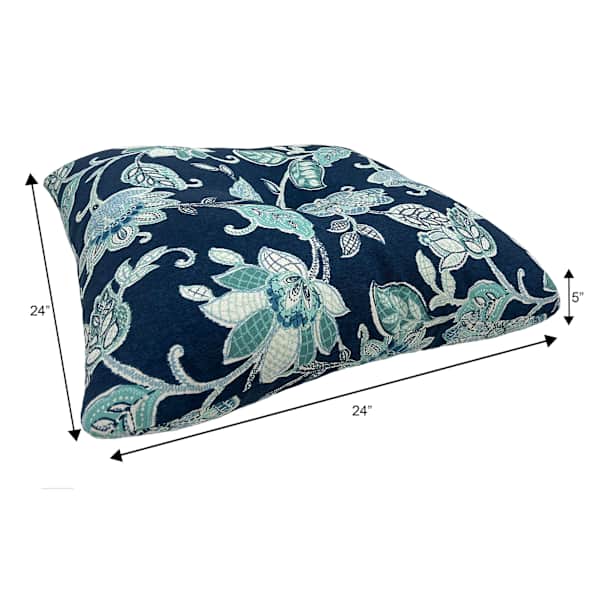 Providence Positano Navy Outdoor Tufted Back Cushion