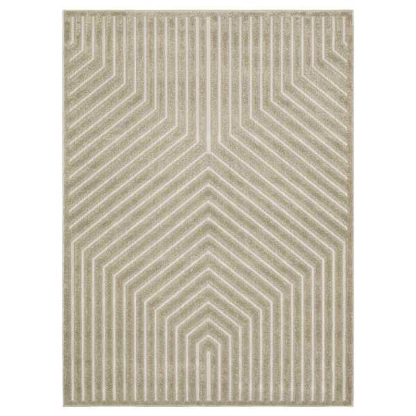 (B903) Crosby St. Contempo Neutral Area Rug, 5x7