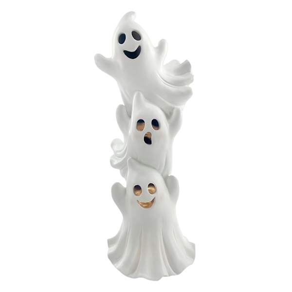 Happy Haunting LED Ghost Stack, 13.5"
