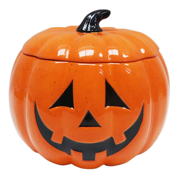 Happy Haunting Jack-o'-Lantern Cookie Jar