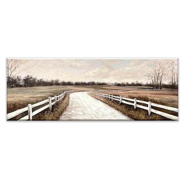 Enhanced Country Road Canvas Wall Art, 24x60