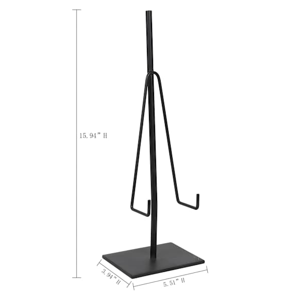 Black Metal Easel, 16"