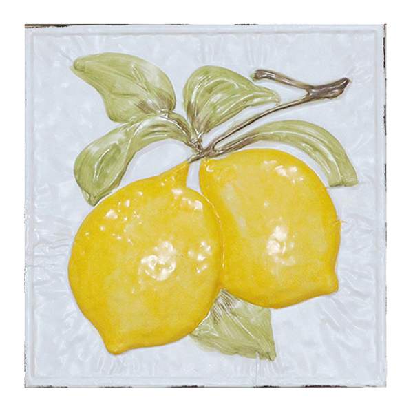 Providence Lemon Metal Wall Art, 17"