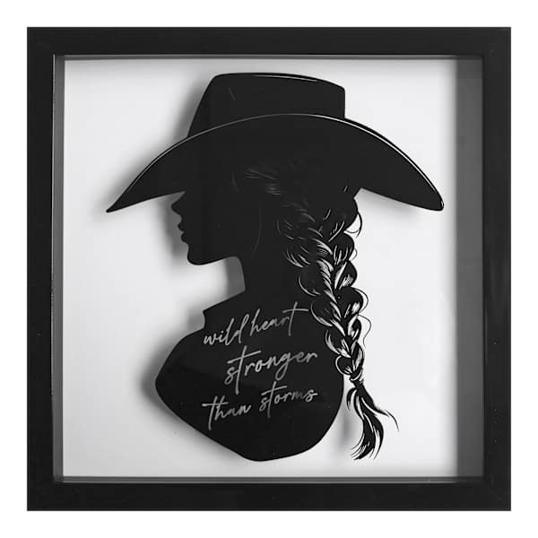 Wild Heart Stronger Than Storms Wall Art, 13"