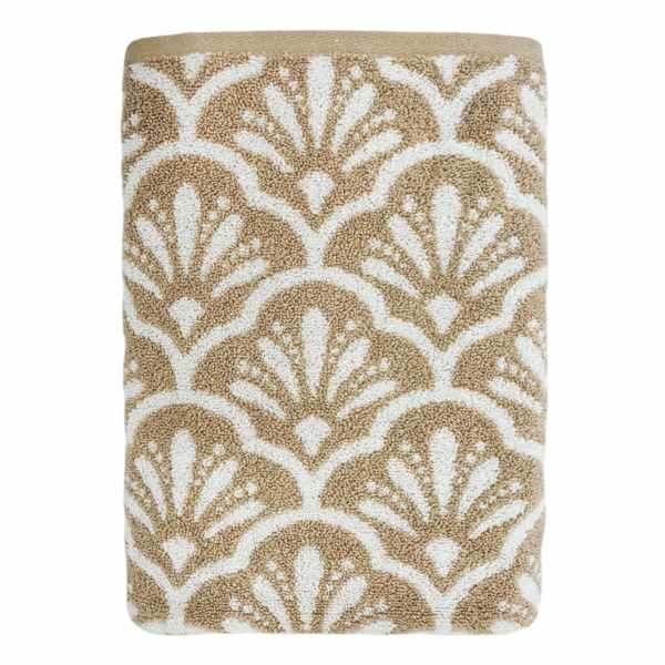 Providence Luxury Sesame Jacquard Bath Towel, 33x56