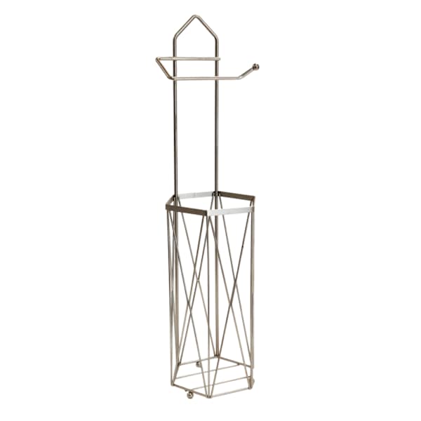 Hexa Satin Nickel Toilet Paper Holder