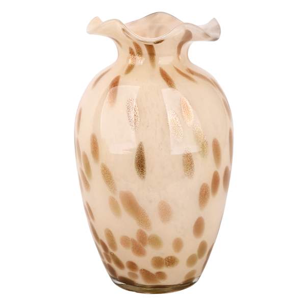 Gold Glass Vase, 10.8"