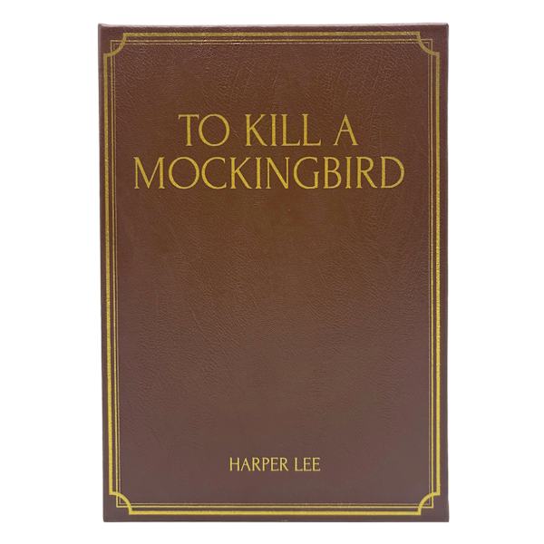 To Kill a Mockingbird Brown Faux Leather Book Box, 11"