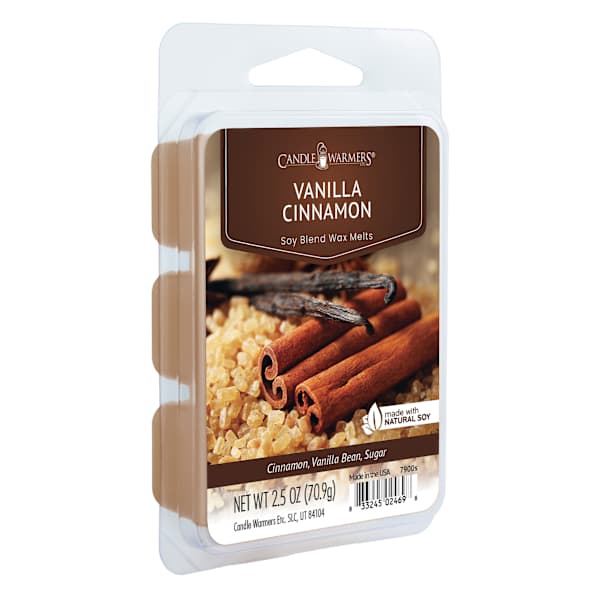 Vanilla Cinnamon Scented Wax Melts, 2.5oz
