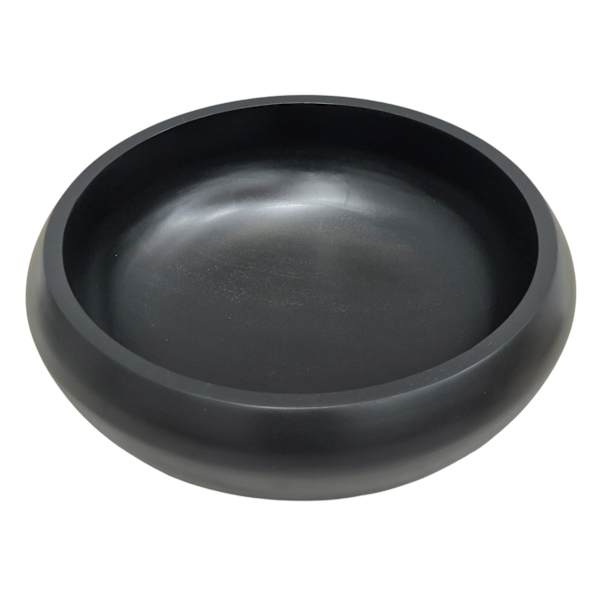 Black Acacia Wood Bowl, 15"