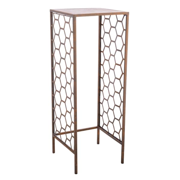 Honeybloom Honeycomb Metal Plant Stand, Small