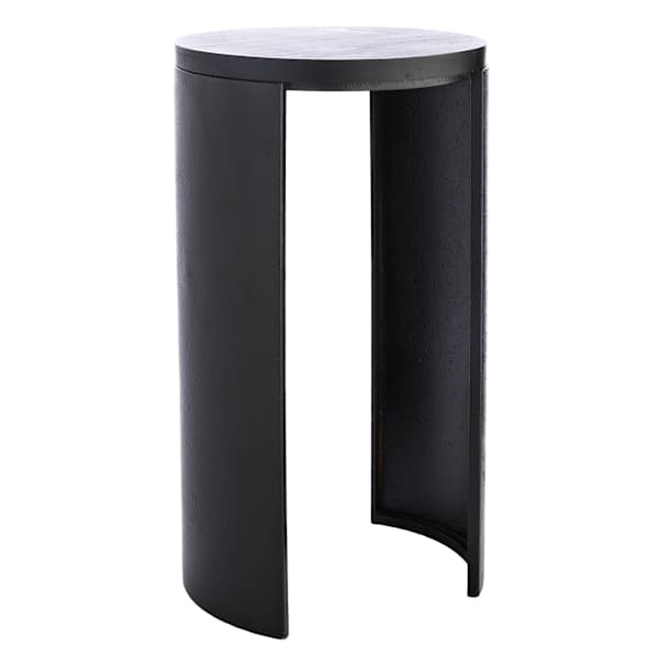 Crosby St. Black Wooden Plant Stand, Medium