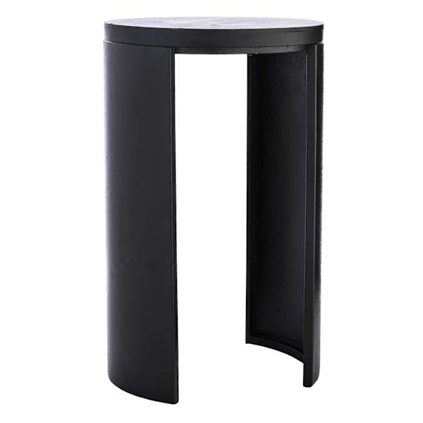 Crosby St. Black Wooden Plant Stand, Small