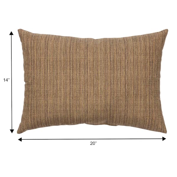 Tallon Birch Lumbar Outdoor Throw Pillow, 14x20