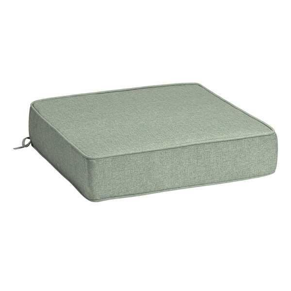 Spa Blue Premium Woven Outdoor Deep Seat Cushion