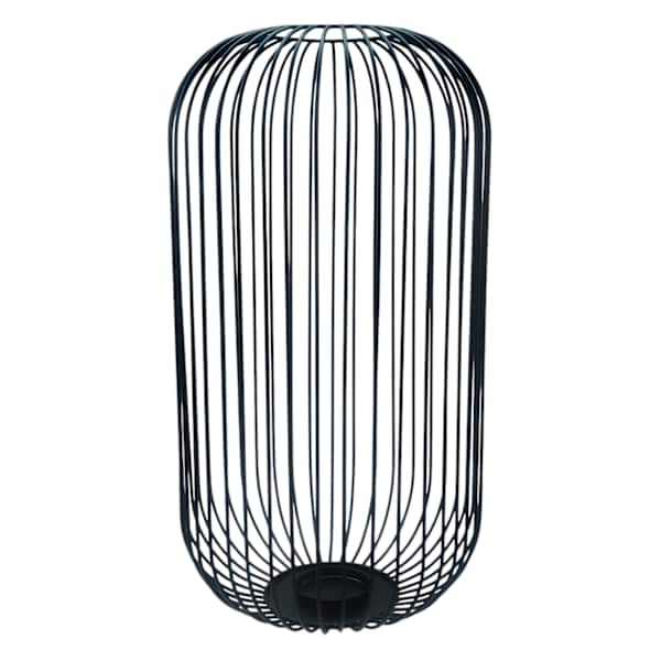 Crosby St. Black Metal Wire Lantern, 24"