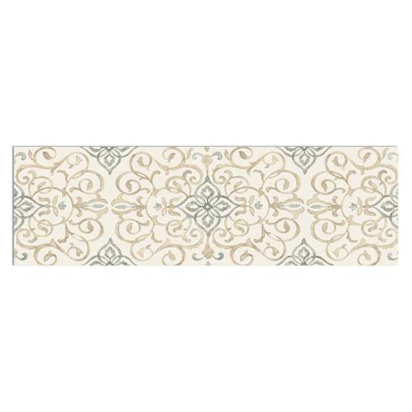 Ivory Medallion Runner, 2x5