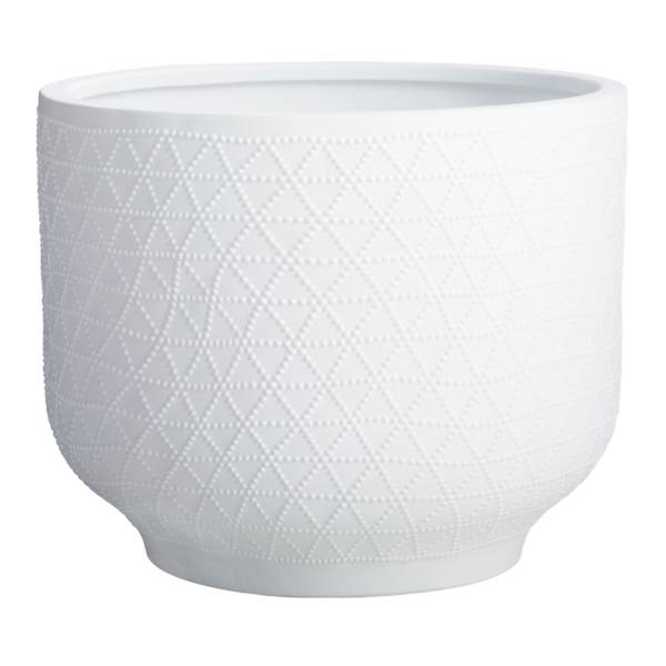 Found & Fable Indoor Dana Stoneware Planter, Medium