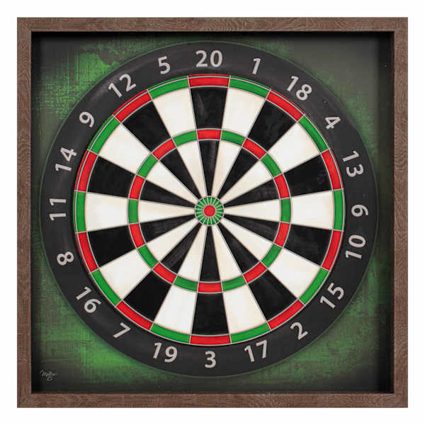 Framed Darts Wall Décor, 16"