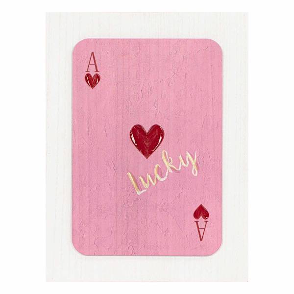 Ace Of Hearts Lucky Wall Décor, 18x24