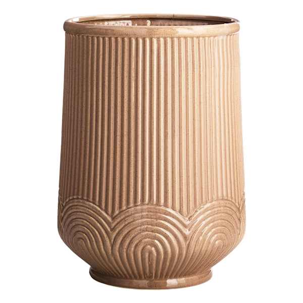 Found & Fable Eleni White Outdoor Planter, 16"