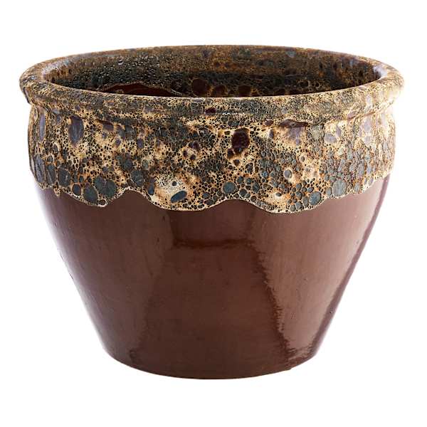 Dallas Brown Outdoor Planter, Large