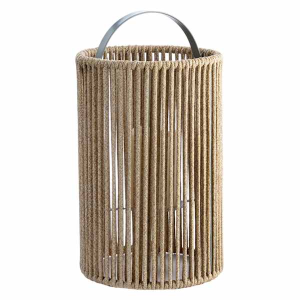 Found & Fable Woven Rope Outdoor Lantern