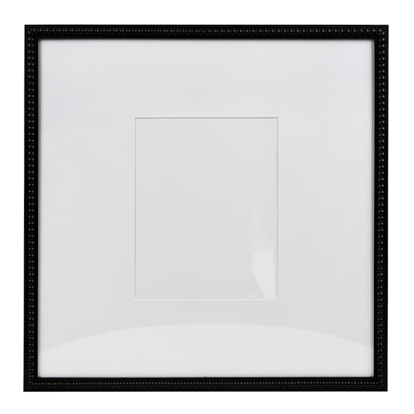 18" Black Matted to 8x10 Beaded Wall Frame
