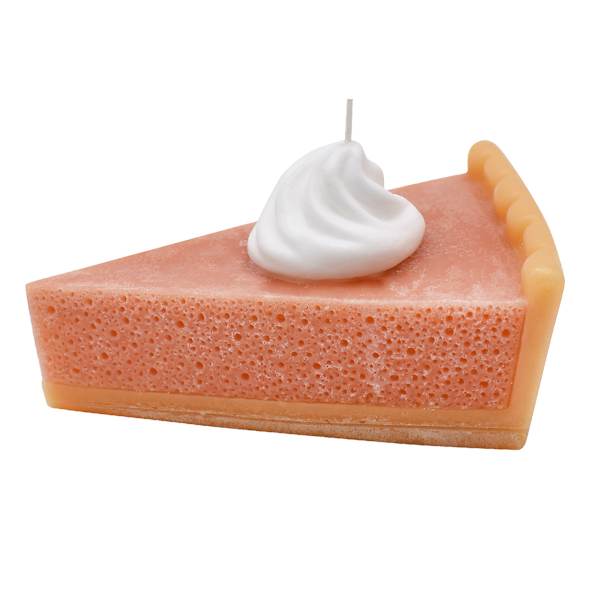 Pie Slice Shaped Novelty Candle