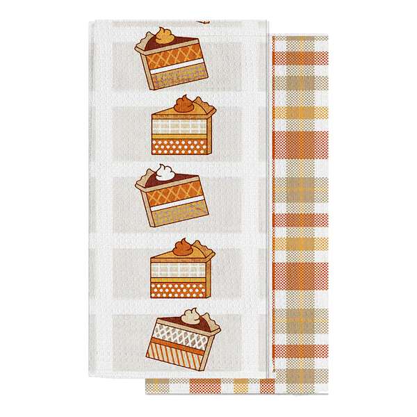 Set of 2 Time for Pie Kitchen Towels