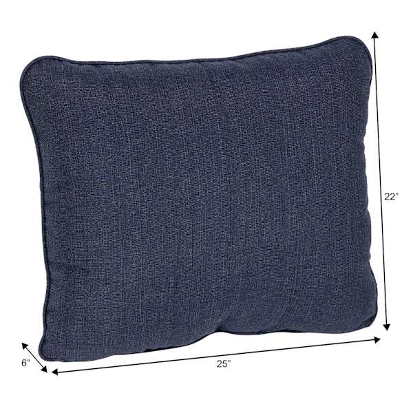 Wheaton Jacquard Premium Outdoor Corded Back Cushion