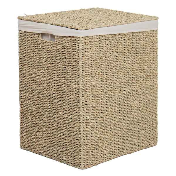 Seagrass Laudry Hamper with Linen Liner