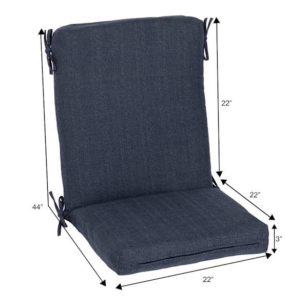 Wheaton Jacquard Premium Outdoor Hinged Cushion
