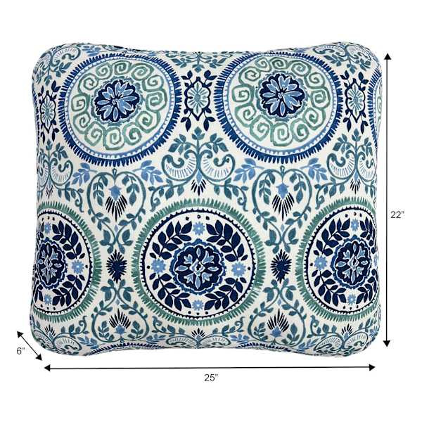 Honeybloom Finley Coast Outdoor Corded Back Cushion