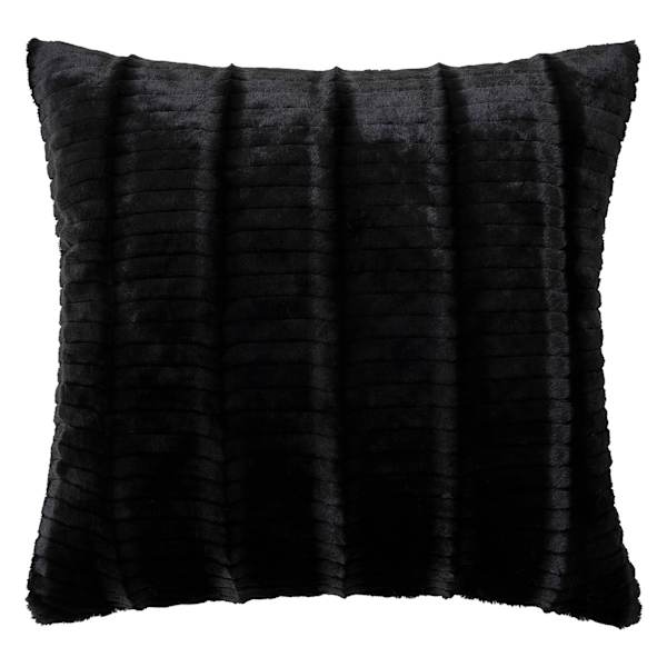 Logan Black Throw Pillow, 24"