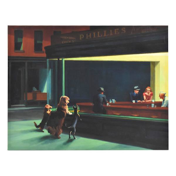 Hanging With The Crew Canvas Wall Art, 28x22
