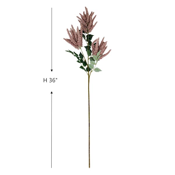 36In Pink Wheat Stem