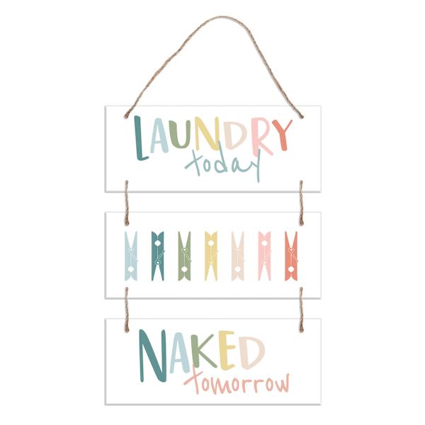 Straight Edged Hanging Plaque with Twine, 14x10