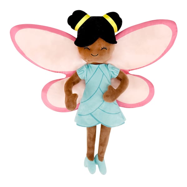 Tiny Dreamers Blue Dress Fairy Pillow, 18"