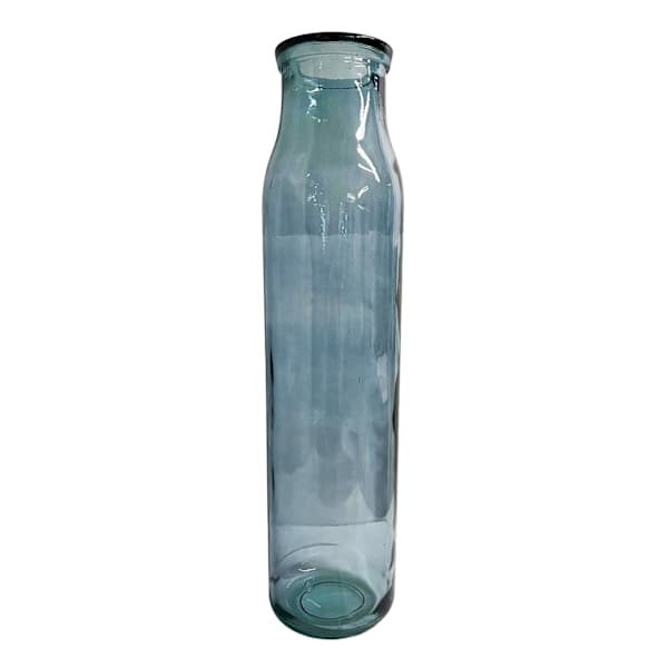 Blue Spanish Glass Vase, 30"