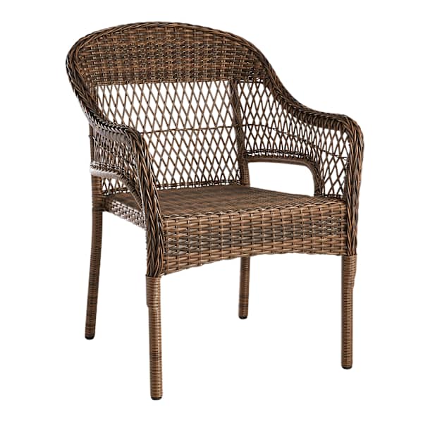 Providence Fairview Wicker Patio Armchair, Brown