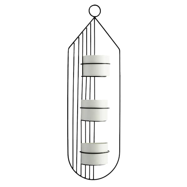 Crosby St. Hanging Moveable Planters, 28"