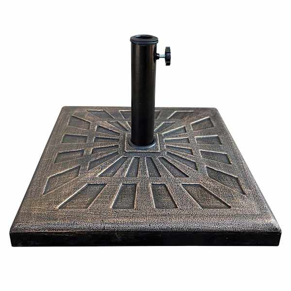 Brown Square Umbrella Base, 42lb