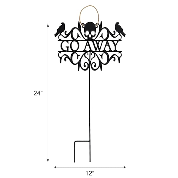 Go Away Yardstake, 24"