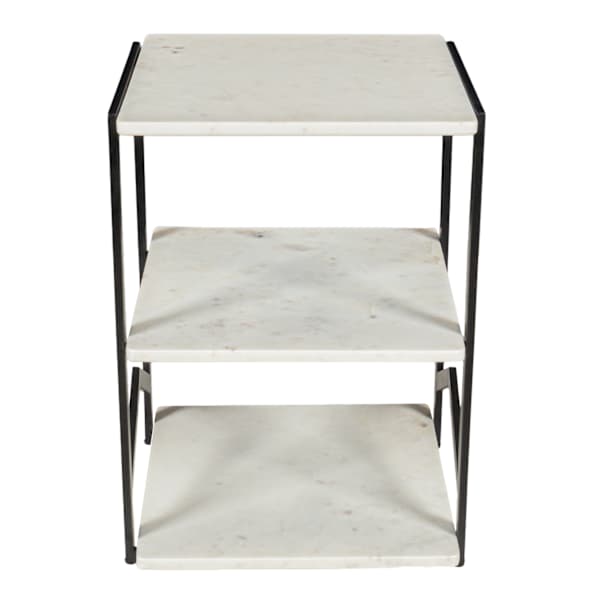 Crosby St. Hendrix Marble Accent Table