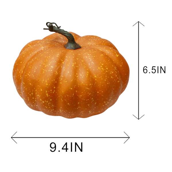 Orange Pumpkin, 6.5"