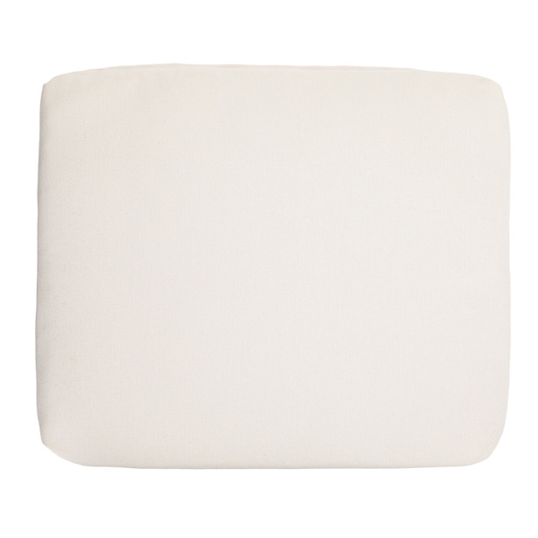 Natural Canvas Outdoor Square Seat Cushion