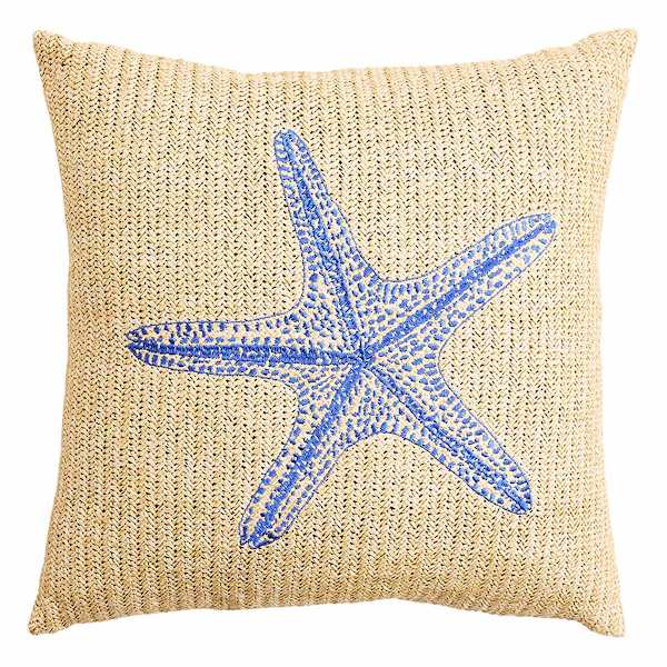 Honeybloom Starfish Hermosa Outdoor Throw Pillow, 18"