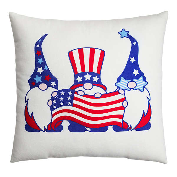Sunny Club USA Gnomes Outdoor Pillow, 16"