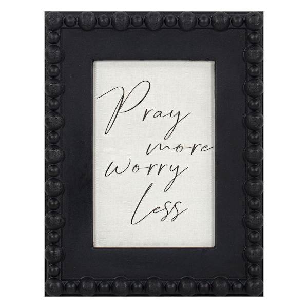 Pray More Framed Art, 6x8